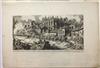 GIOVANNI B. PIRANESI Collection of 18 etchings.